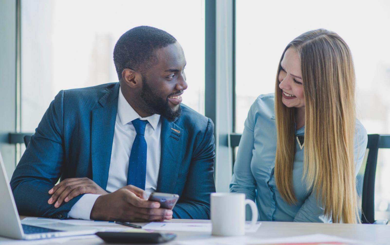 Financial charts and graphs displayed on computer screen showing business analytics
